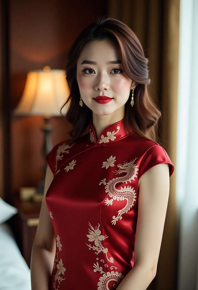 湖畔晨光